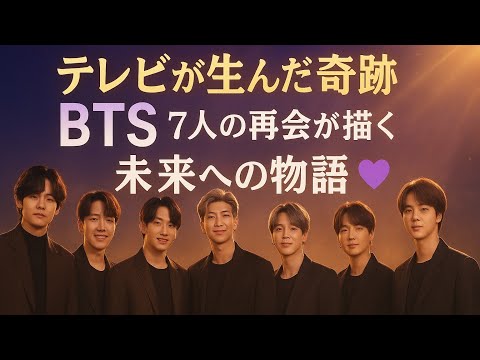 🎬🌟【テレビが生んだ奇跡】BTS“7人の再会”が描く未来への物語──世界が息をのんだ特別な瞬間💜📺