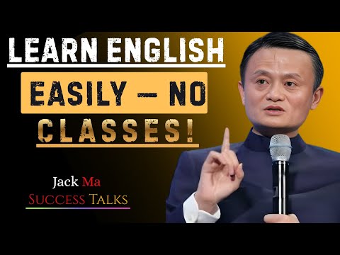 My Secret English Learning Plan That Actually Works at Home) | Best Speech By Jack Ma