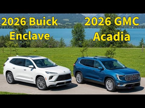 2026 Buick Enclave vs 2026 GMC Acadia: Specs, Price, Interior & Performance Comparison