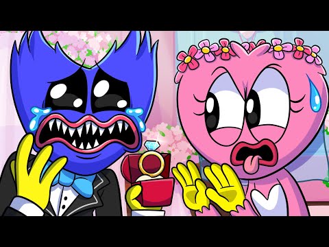Nightmare Huggy Wuggy Gets Married?! Poppy Playtime 3 Animation
