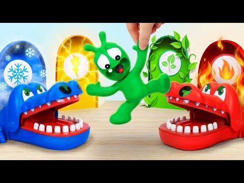 Pea Pea Takes the Mystery Four-Color Room Challenge 🐊🎨 | Cartoon for Kids