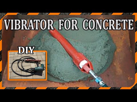 Internal vibrator for concrete by own hands DIY