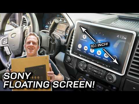 Ultra Adjustable and HUGE! Sony’s 10.1” Floating Screen Head Unit - XAV-AX8500