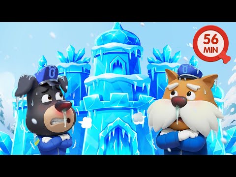 The Moving Snow Castle | Fun Stories | Safety Rules for Kids | Cartoon | Sheriff Labrador