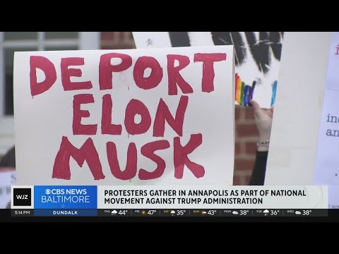 Marylanders join national movement in protest against Trump administration
