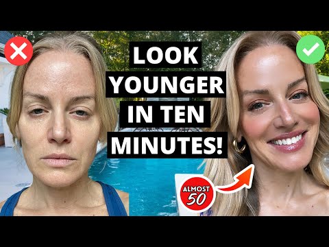 10 minute BRONZY GLOWY Summer Makeup look ✨for women over 40!✨