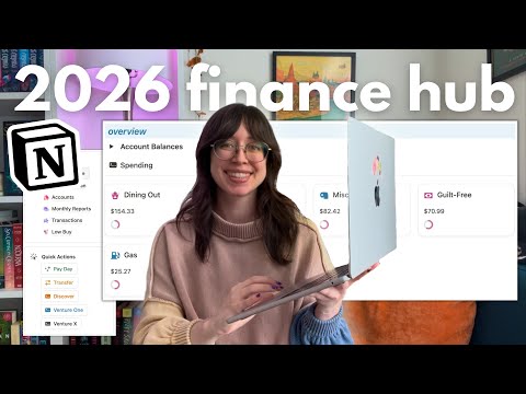 2026 Notion Finance Hub 💸 budget tracker, net worth tracker, monthly reports + stats
