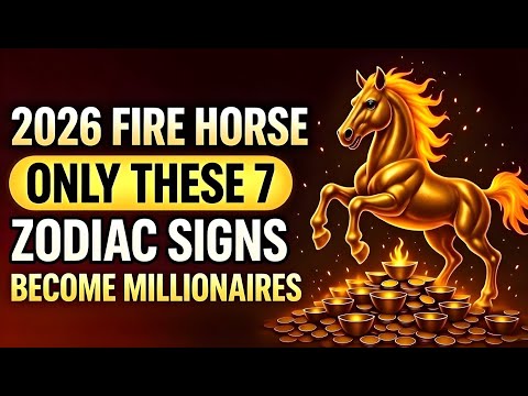 7 Chinese Zodiacs Who Get RICH in 2026 Fire Horse Year | Grandmaster Lin Feng Shui