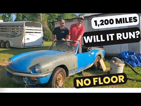 GUTTED VINTAGE SPORTS CAR, sitting for years. WILL IT RUN AND DRIVE?