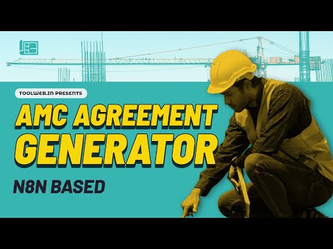Annual Maintenance Contract Agreement Generator