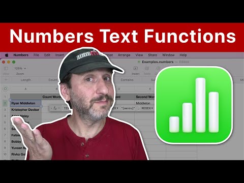 Functions For Working With Text In Mac Numbers
