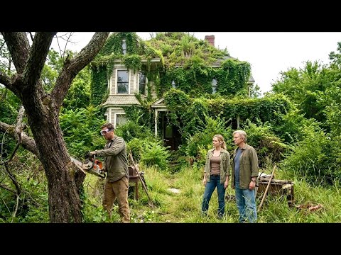 banana garden unexpectedly cut down weeds overgrown house | free help satisfied