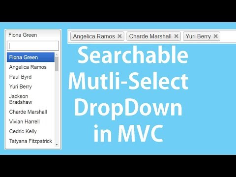 Asp.Net MVC - Searchable and Multi-select Drop DownList Using Chosen Plugin