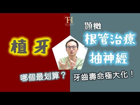 拔牙換植牙？留牙做根管治療、抽神經、顯微根管治療？哪個划算｜牙髓病專科醫師張添皓分享👉費用、使用年限、保養、選擇重點全攻略