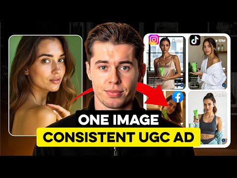 Create Realistic AI Ads from One Single Image (Consistent Character + Products)