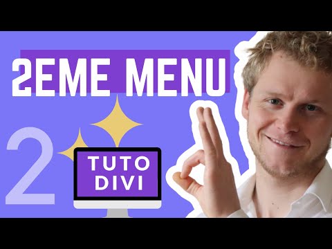 Tuto Divi #2 : Ajouter une 2eme barre de MENU &amp; la personnaliser