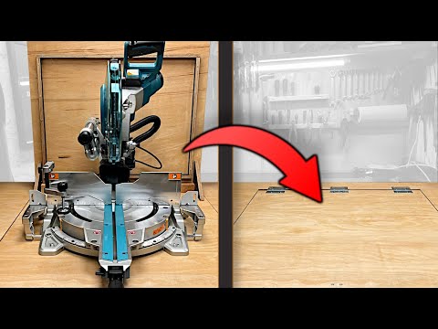 Kappsäge VERSCHWINDET in WERKBANK! (elektrisch)