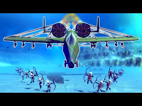 Making an A-10 Warthog in Besiege