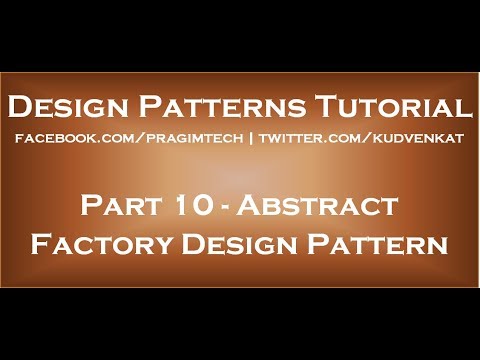 Abstract Factory Design Pattern