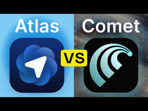 OpenAI’s ChatGPT Atlas vs Perplexity's Comet: CRAZY Agentic Browsers