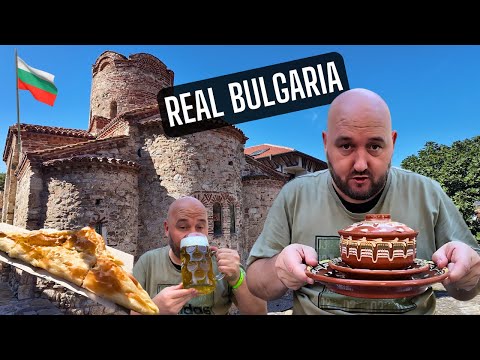 EATING FROM A CLAY POT IN REAL BULGARIA - I visited OLD NESSEBAR to see the ANCIENT RUINS and more !