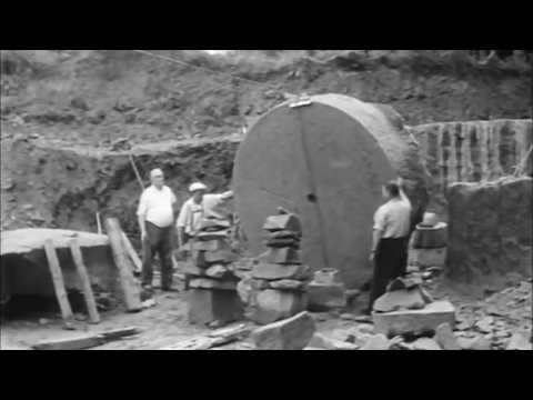 Giant Handmade Grindstone: The Lost Craft of Stone Masonry!