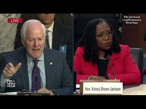WATCH: Cornyn questions Jackson on marriage equality and freedom of religion