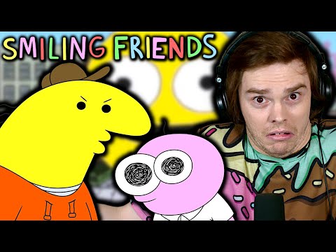 WHAT THE HECK IS THIS SHOW?? Smiling Friends | Episodes 1-3 Reaction