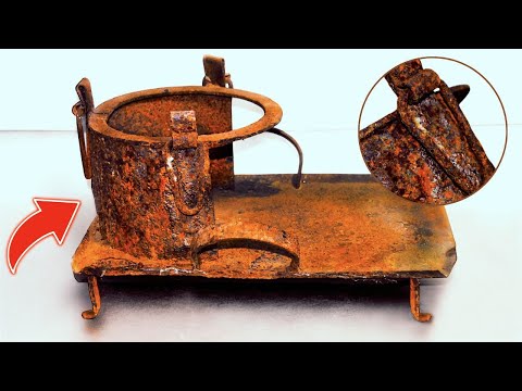 223 Years Old Rusty Stove Restoration | How Severe the Rust is !