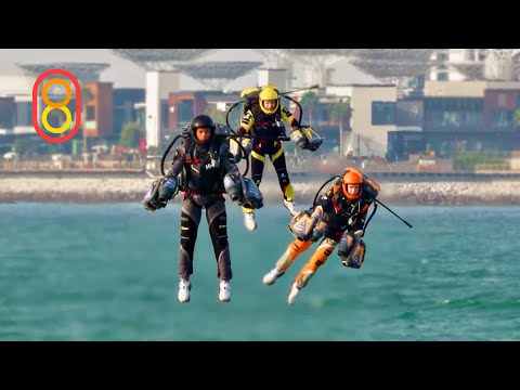 Реактивные ранцы: ПЕРВАЯ ГОНКА!