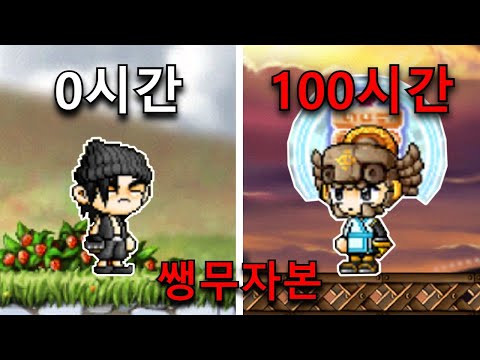 I Tried Surviving 100 Hours in MapleStory Worlds