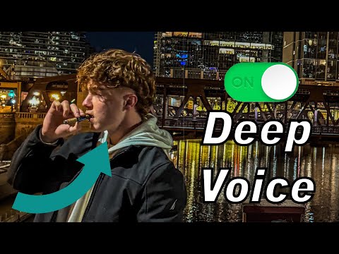 How to Get a Deep Voice (Permanently)