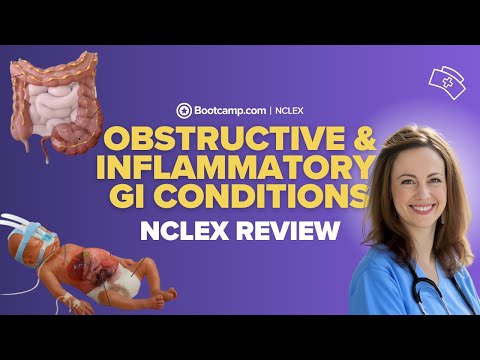 The MOST Common Obstruction and Inflammation GI Conditions You MUST Know for NCLEX | NCLEX Bootcamp