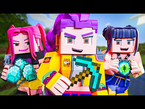 HUNTRIX, BUT THEY’RE MINECRAFT?! KPop Demon Hunters Animation