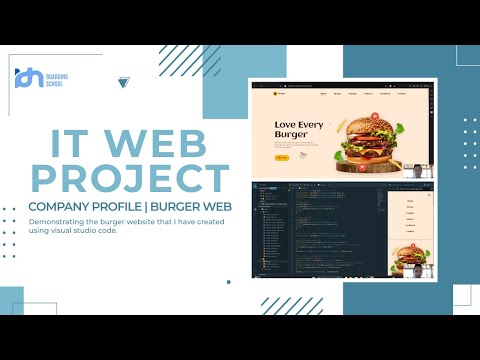 IT Company Profile Website | Burger Website