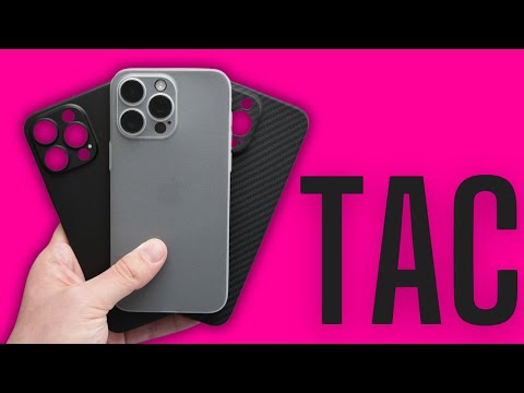 The WORLD'S THINNEST CASE! - Tac Cases for the iPhone 15 Pro Max!