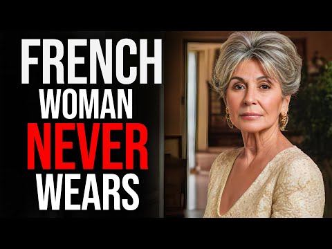 10 Things Elegant FRENCH Women Over 50 Never Wear!