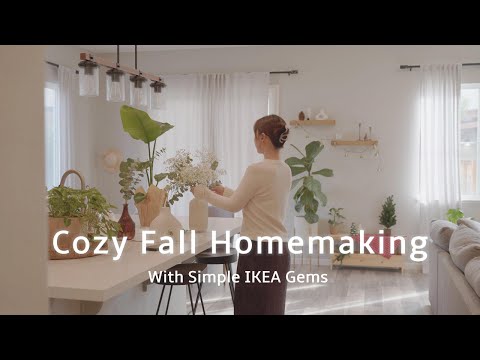 Cozy Fall 🍂Homemaking with Simple IKEA Gems| Chestnut cake 🍰