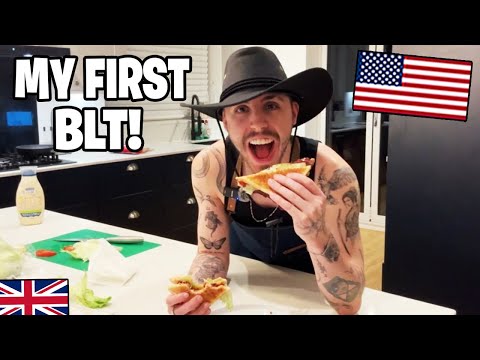 Brits First Ever American BLT Sandwich!