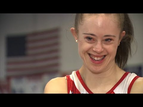 Superstar gymnast with Down syndrome prepares for 3rd world championship