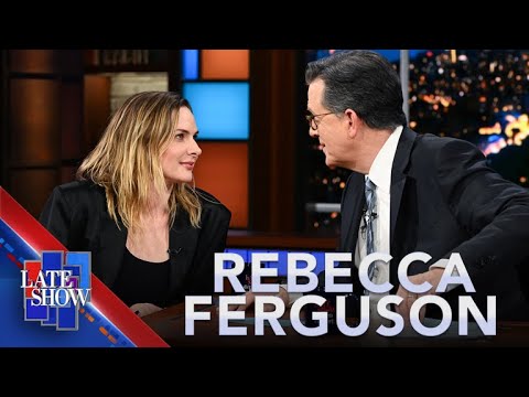 “Could I Be Your Sidekick?” - Rebecca Ferguson Auditions For A Job At “The Late Show”