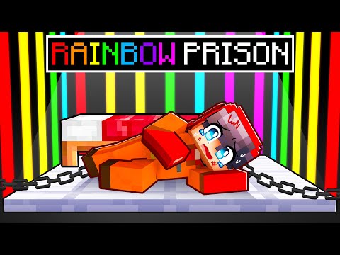 Cash Got Sent to RAINBOW PRISON in Minecraft!