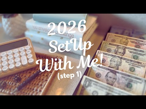 💫 2026 CASH BINDER SETUP (step 1) : Savings Challenges