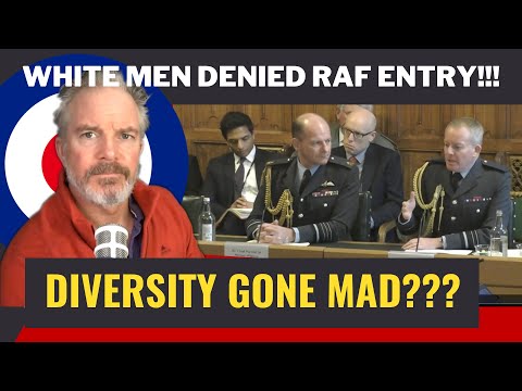 RAF Boss QUESTIONED about stopping WHITE MEN from joining RAF - Is this RACIST?