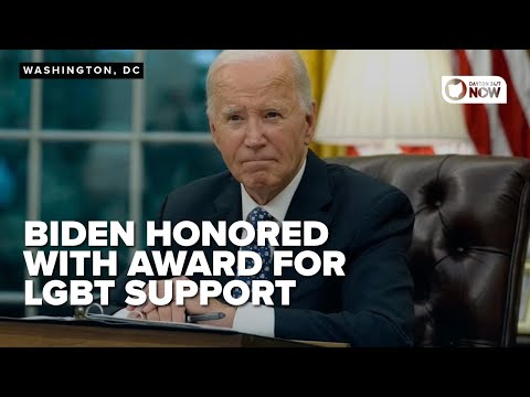 FULL: Former President Biden receives award for dedication to LGBTQ+ support