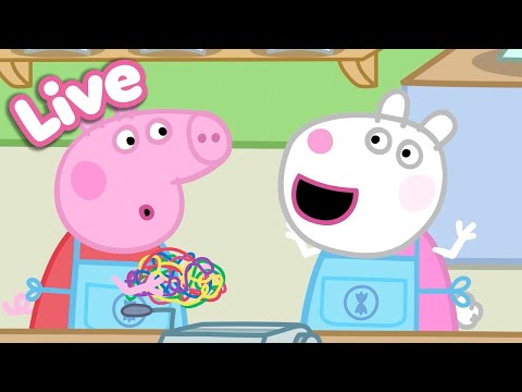 🍎 Peppa Pig Best Bites LIVE! 🐷 Peppa’s Food & Cooking Moments |  Tales Full Episodes 24/7
