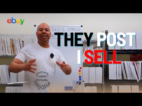 Here's how I make $30k/month Selling Art on eBay (No Social Media, No Email List) 