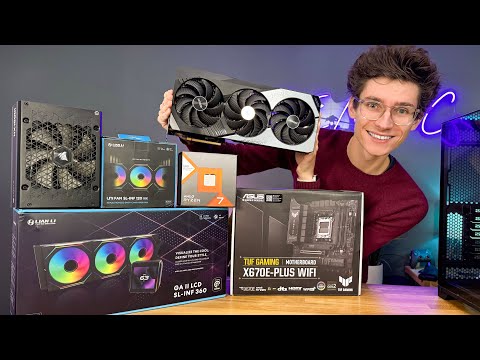 The ULTIMATE RTX 4090 Gaming PC Build - Ryzen 7800X3D, Lian Li Vision