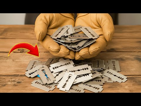 Millions of people don’t know this secret 😱! The secret uses of razor blades.