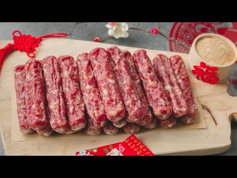 Cách làm lạp xưởng đơn giản | Making Chinese Sausage - Lap Cheong | Lannhiskitchen